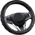 GIANT PANDA Steering Wheel Cover for Acura RDX and MDX, Car Steering Wheel Cover for Acura TLX and TL - Black...