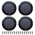 4" Speaker Grills Cover, Cold Rolled Steel Loudspeaker Net Cover, Metal Mesh Speaker Grille Replacement for 4 Inch Woofer Speakers, with Screws (4...