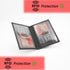 2 ID Leather Bifold License Holder (Black RFID Napa)...