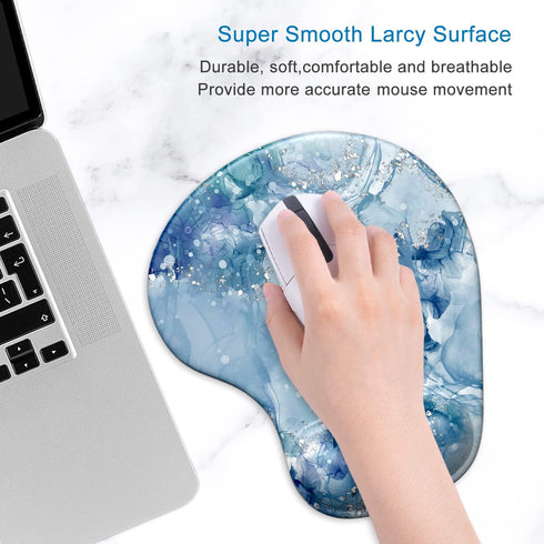 ITNRSIIET Mouse Pad, Mouse Pad Wrist Support Mousepad with Wrist Rest, Mouse Pads for Wireless Mouse Ergonomic Cute Desk Decor Desk Accessories, N...