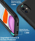 for iPhone 11 Case, with Built in Screen Protector Heavy Duty Drop Protection, Full Body Rugged Shockproof Dust Proof 3- Layer Tough Protective Ph...