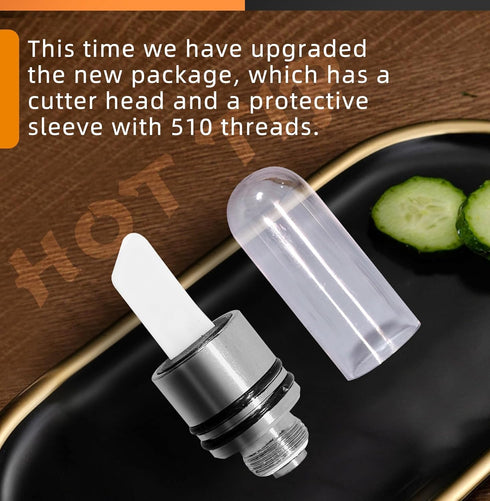 Ceramic Hot Knife Tip are Heating Multi-Tool for Slicing Wax or Viscous oil etc (Black)...