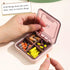 Berglander Travel Pill Organizer Pack of 3, 4 Compartments Medicine Organizer, Waterproof Pill Box, Portable Daily Small Pill Case for Medicines, ...