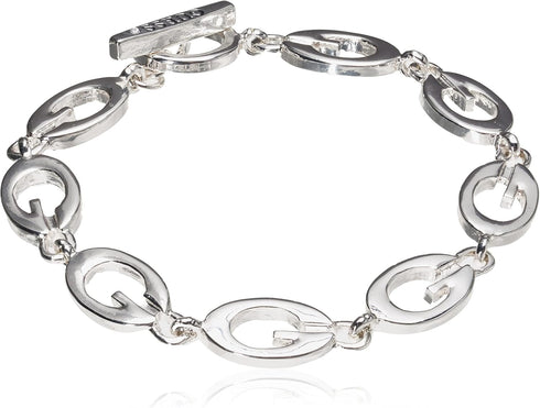 GUESS "Basic" Silver G Link Bracelet, 7.5"...