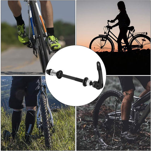 Bicycle Rear Hub Axle, 5.7in Hollow Rear Axle 6.9in Quick Release Rear Wheel Bike Axle Bike Repair Tool Accessories for Bikes...