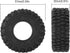 INJORA 1.0 Tires - 57 * 22mm S5 Super Soft Sticky Crawler Tires for TRX4M Axial AX24 SCX24 FCX24 Enduro24 Upgrade,T1016...