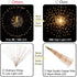 200 LED Starburst Sphere Lights,Firework Lights Battery Powered, Tent Chandelier Remote Control, Waterproof Hanging Lights for Gardens Courtyards ...
