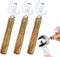 3 PACK Stainless Steel Kitchen Utensil Multifunctional Lid Remov with Wood Handle Bottle Punch Can Opener for Camping and Traveling...
