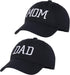 Mom and Dad Hats Adjustable Embroidered Baseball Cap for Couples Parents Fathers Black...