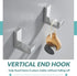 APLusee Polished Chrome Towel Hook 2 Pack, 304 Stainless Steel Robe Hook, Wall Mounted...
