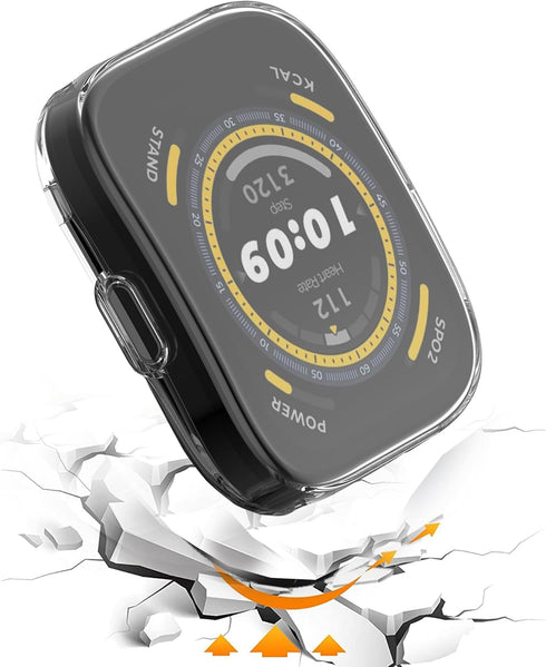 Compatible for Amazfit Bip 5 Case, Lamshaw Soft Slim TPU All Around Protective Shell Anti-Scratch Bumper Cover Case Compatible for Amazfit Bip 5 S...