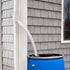 Rainwater Collection System,Rain Barrel Diverter Kit,for 2”x3”Standard Downspout, Standard Gutter Downspout with 50" Hose,Diverts Water into Rain ...