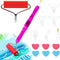 Sonsage Diamond Art Painting Resin Pen Only Purple Curvy 5D Ergonomic Diamonds Art Roller Accessories and Tools Set Dots Round Square Drill Wax Pe...