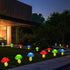 Outdoor Solar Mushroom Lights LED Solar Garden Decor Stake Lights, 8 Lighting Modes Solar Yard Ornament Lights, Outdoor Waterproof Solar Lights fo...