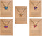FUTIMELY Cute Butterfly Pendant Necklace Set For Women Teen Girls,4/5 PCS Butterfly Chain Necklace Colorful Animal Minimalist Charm With Message C...