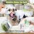 Dog Bath Scrubber Brush, 2 PCS Pet Dog Grooming Massage Shampoo Bath Brush with Soap and Shampoo Dispenser Soft Silicone Bristle for Long Short Ha...
