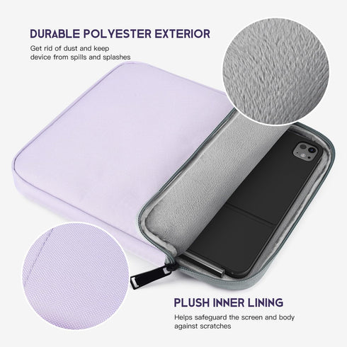 12.9 inch iPad Pro Tablet Sleeve Case for 2024 iPad Pro 13 inch(M4), iPad Air 13"(M2), iPad Pro 12.9 inch M2 M1(6th/5th/4th/3rd Gen) 2022-2018 wit...