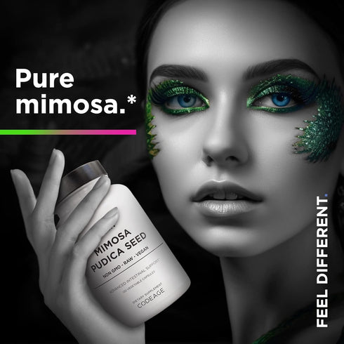 Amen Organic Mimosa Pudica Seeds Capsules, 2 Month Supply, Vegan Mimosa Pudica Seed Plant Supplement - Mimosine Sensitive Plant Pills - Fat Solubl...