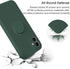 ABITKU Compatible with iPhone 12 Case, Silicone with 360°Ring Kickstand Holder (Support Magnetic Car Mount) Soft Silk Microfiber Cloth Designed fo...