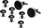 Men's Tuxedo Shirts Round Cufflinks and Studs Set For Business Wedding Black and Sliver...