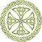 Stencils for Walls: Celtic Cross Stencil,6.5 x 6.5 inch (S) - Irish Celts Viking Cross Ornament Knotwork Design Woven Ethnic Braided Protection Kn...