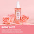 Body & Earth Body Mist Gift Set - Spa Gifts for Women, Perfume, Body Lotion, and Body Scrub in a Rose Water Box- Perfect Birthday Gifts for Mom Gi...