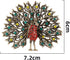 4 PCS Multicolor Rhinestone Crystal Peacock Brooch Pin Lapel Pin for Women (4 colors)...