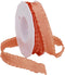 Morex Ribbon Double Ruffle Ribbon, 7/8-Inch by 16.5-Yard, Peach (96505/15-034)...
