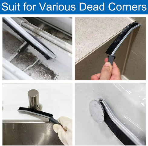 Gap Cleaning Brush, Hard-Bristled Crevice Cleaning Brush, Dead Corners Multifunctional Brushes, Bathroom Crevice Gaps Cleaning Brush, Groove Clean...