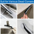 Gap Cleaning Brush, Hard-Bristled Crevice Cleaning Brush, Dead Corners Multifunctional Brushes, Bathroom Crevice Gaps Cleaning Brush, Groove Clean...