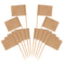 Senkary 100 Pack Blank Toothpick Flags Kraft Paper Food Signs Cheese Markers Cheese Labels for Charcuterie Board Accessories...