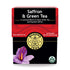 Buddha Teas - Saffron & Green Tea - For Health & Wellbeing - Wild Crafted Tea - With Antioxidants & Minerals - Clean Ingredients - Caffeinated - O...
