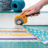 AMASEWART 60mm Rotary Cutter Blades Fits Fiskars Olfa, Replacement Rotary Blade for Fabric, Quilting, Sewing and Arts & Crafts, Pack of 10...