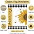 Seasonal Garden Flags 12X18 Inch Double Sided Linen Decor for Welcome, Winter Welcome Garden Flags for Outside, Holiday Yard Outdoor Decoration - ...