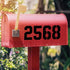 DXCYZ 9 Inch Large Number Stencils Kit 0-9 Address Number Stencil, 10PCS Reusable Plastic Painting Number Templates for Mailbox Signs, Door, Cars,...