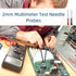 4 Pack 2mm Extended Needle Test Probes, 600V/10A Non-Destructive Multimeter Test Probe for Fluke Leads tl71 tl75...