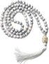 LIUANAN 108 Mala Beads 8mm Natural Bracelet Healing Gemstone Yoga Meditation Hand Knotted Mala Prayer Bead Necklace...