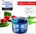 SIGNORAWARE Manual Food Processor, Vegetable Chopper -Easy Pull Hand String- Portable Stainless Steel Hand Food Chopper, Cutter, Garlic Mincer, On...