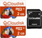 Pack of 2 Parrot-Prime Micro SD Card 2GB Flash Memory Card C6 with SD Adapter (2GB)...