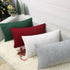 Booque Valley Rectangular Throw Pillow Covers, Pack of 2 Super Soft Elegant Modern Knit Lumber Cushions, Oblong Pillowcases for Sofa Bed Car Chair...