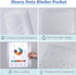 6 Pack Clear Sheet Protectors 8.5 x 11 Inch Binder Pocket Folders Document Organizer for 3 Ring Binder, Letter Size Paper Page Protectors Binder A...