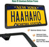 Aootf Front License Plate Mounting Kit- License Plate Bracket & Black Aluminum Car Tag Holder Cover Fit No Drilling Hole Front Bumper, Universal A...