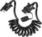 Oyviny 4 Way Flat Trailer Extension Coiled Cable 5 Feet 4 Pin Male and Female Wiring Harness 18AWG 60" Stretchable Coiled Extension Wiring Cable w...