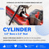 Replace for Hydraulic Log Splitter Cylinder Rebuild Seal Kit, Fit for 5.0" Bore x 2.0" Rod Cylinder...