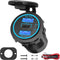 Car 12V USB Outlet Charger: Qidoe 66W Multi USB Power Socket Charger 12V Motorcycle Outlet Dual QC3.0 Port and PD 30W USB-C with Switch Waterproof...