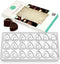 O'Creme Clear Polycarbonate Chocolate Mold Transparent Candy Mould, Convex Triangle 21 Cavities...