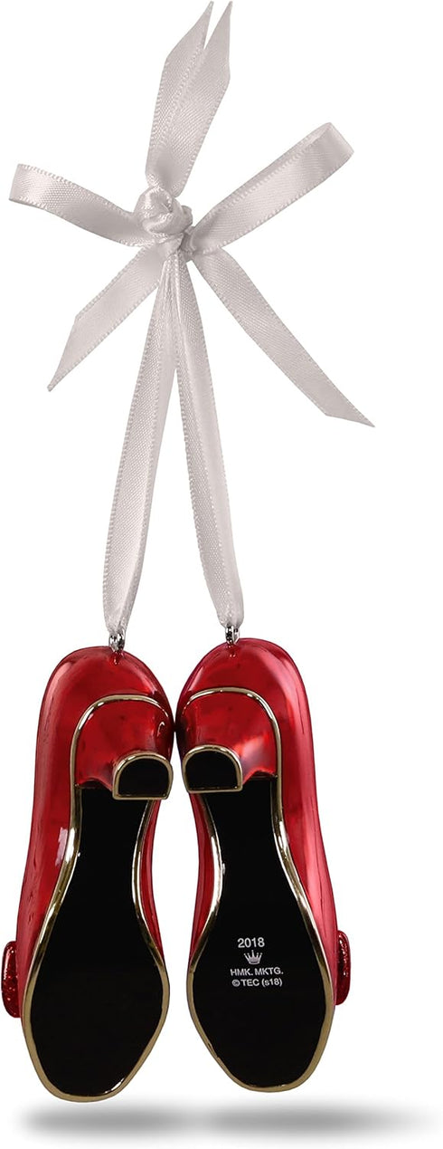 Hallmark Keepsake Christmas Ornament 2018 Year Dated, The Wizard of Oz Collectibles Ruby Slippers, Metal...