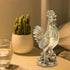 Rooster Figurine Pure Brass Good Luck Chicken Statue Feng Shui Ornament for Home Office Collection Decoration...