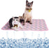 SEIS Dog Ice Pad Ice Silk Cats Kennel Mat Pet Cooling Pad Summer Cool Bamboo Mat Breathable Pad (Pink, M)...