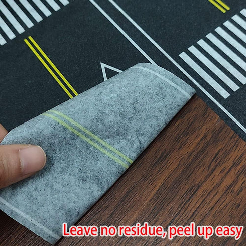 Play Road Tape for Kids Car Toy Road Tape Track, Stick to Floors and Table Flat Surface,No Residue, 2-Pack of 3.9 Inch Wide x 32.8 ft Black Tape f...